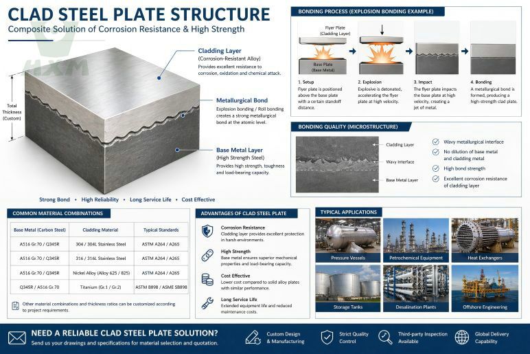 What Is Clad Stainless Steel? Applications, Cost & Supplier Guide ...